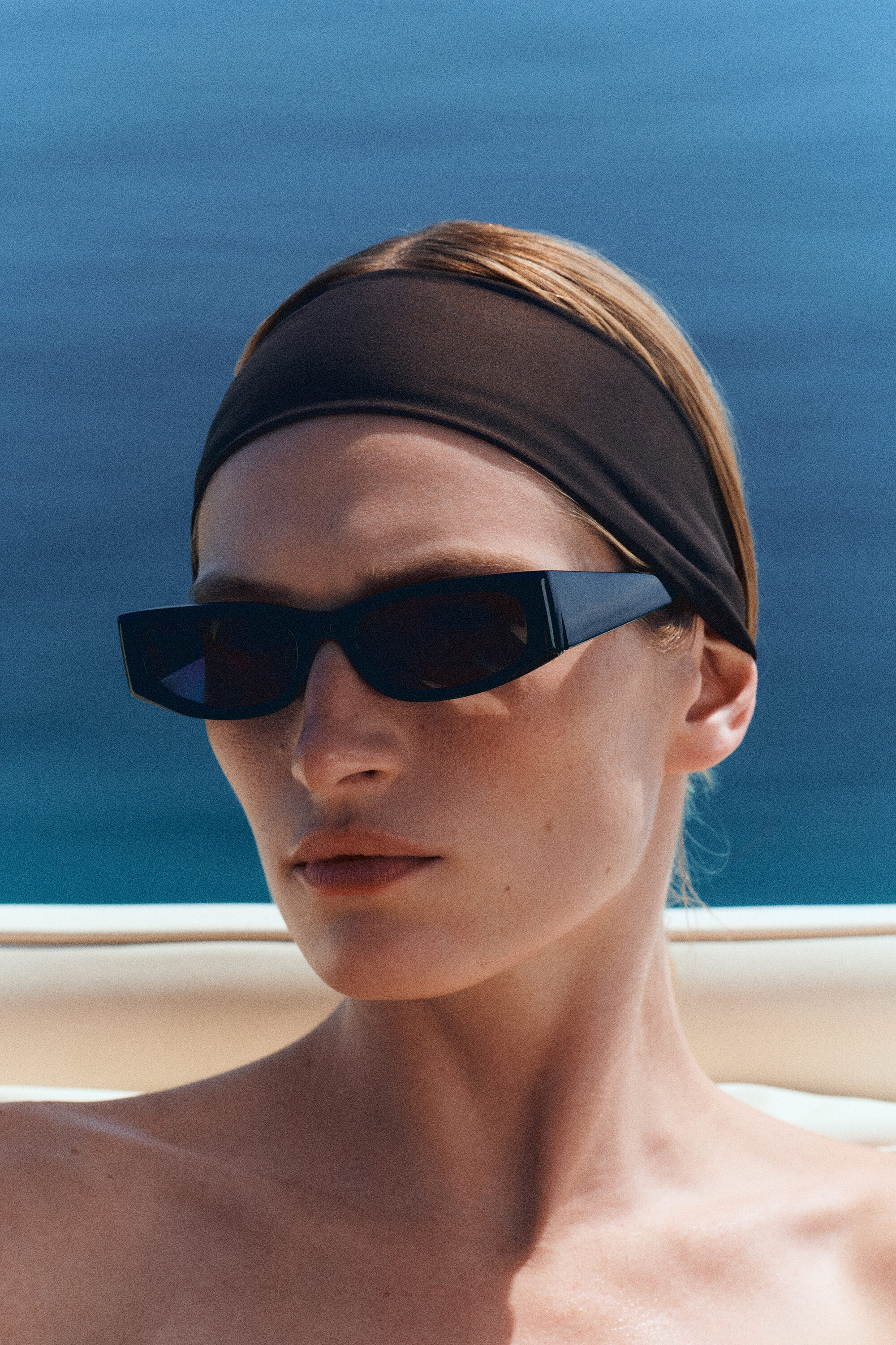 Slim Rectangular Sunglasses