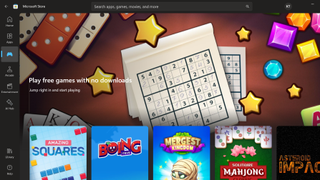 A screenshot of Instant Games found in the Microsoft Store