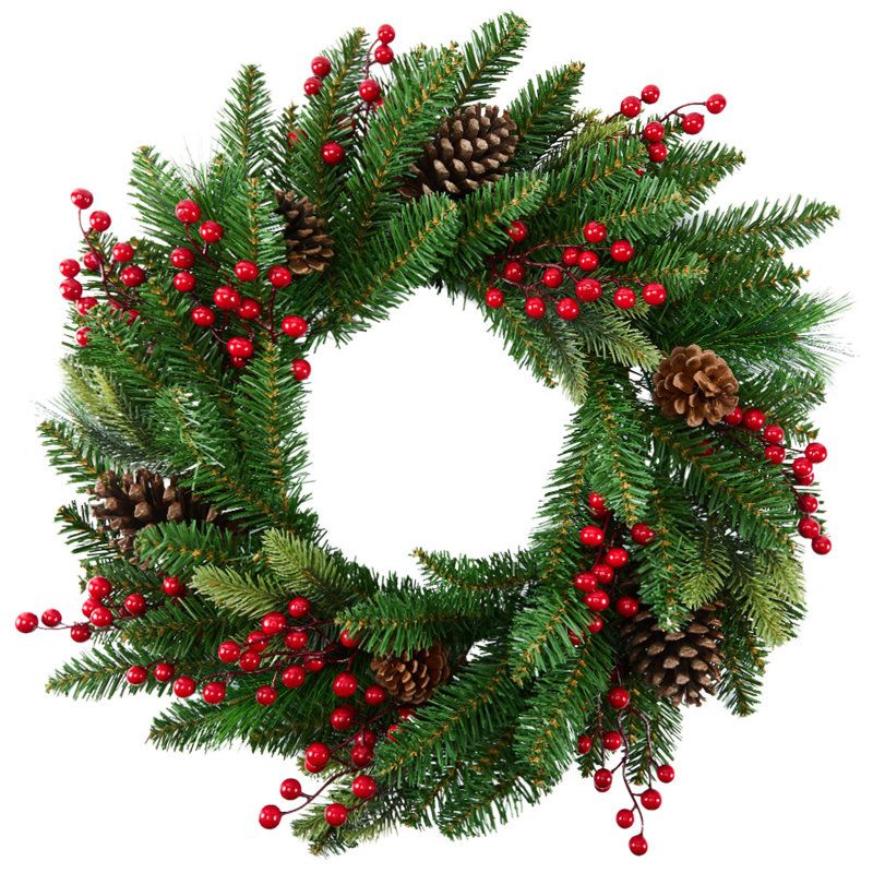 The Holiday Aisle® Christmas Wreath | Wayfair