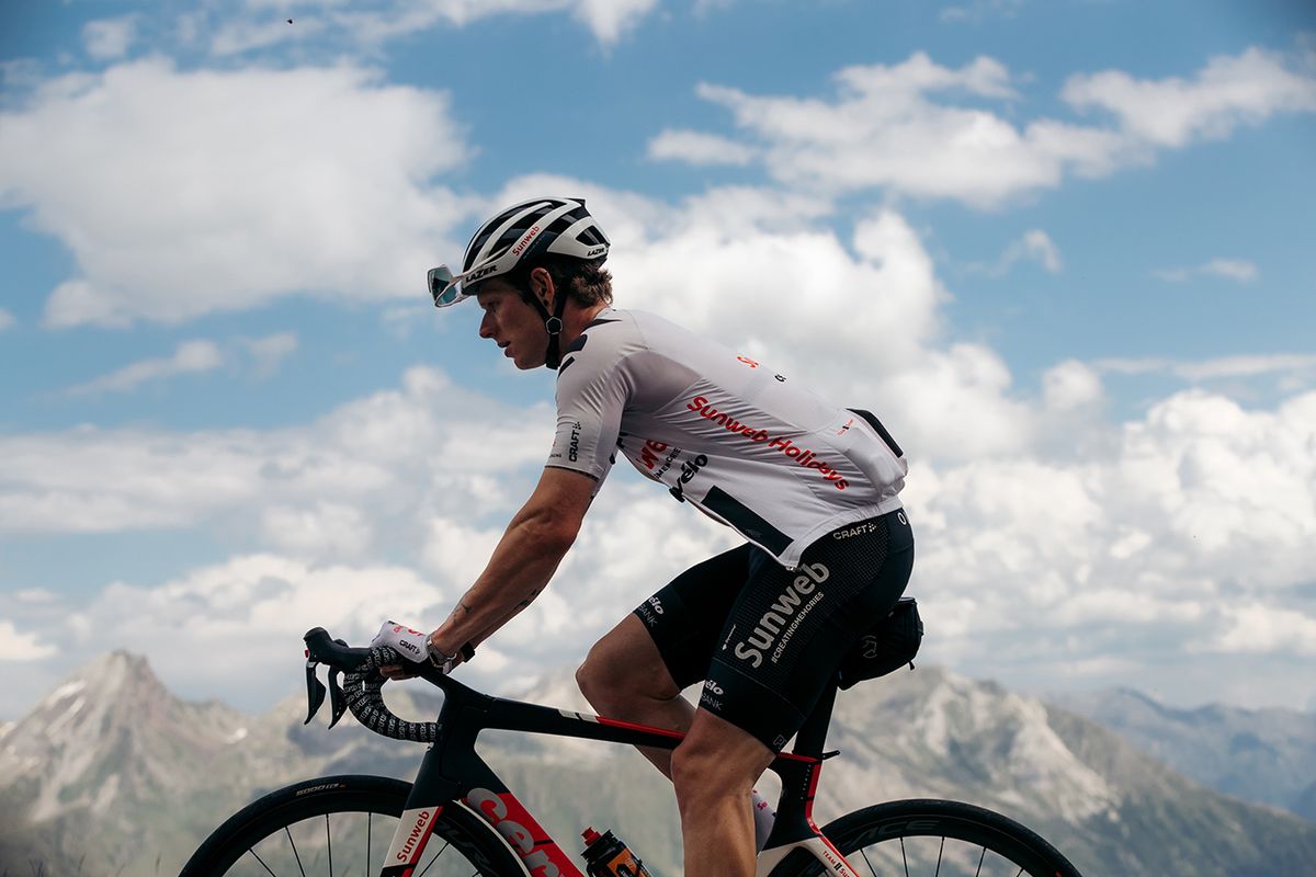 Team Sunweb training in K&uuml;htai, Austria in July after the coronavirus pandemic halted the road season