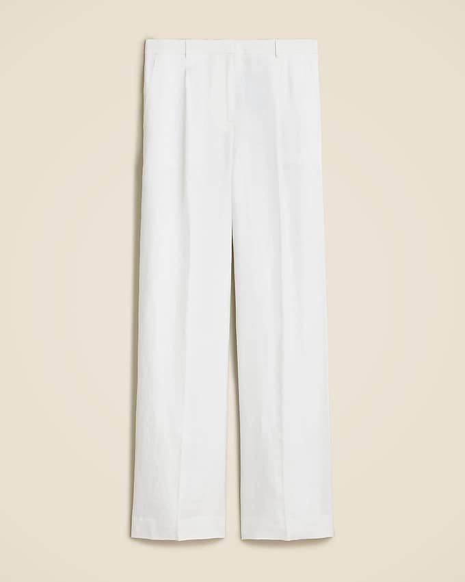 Wide-Leg Essential Pant in Linen