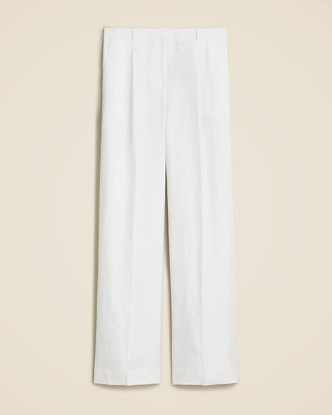 Wide-Leg Essential Pant in Linen