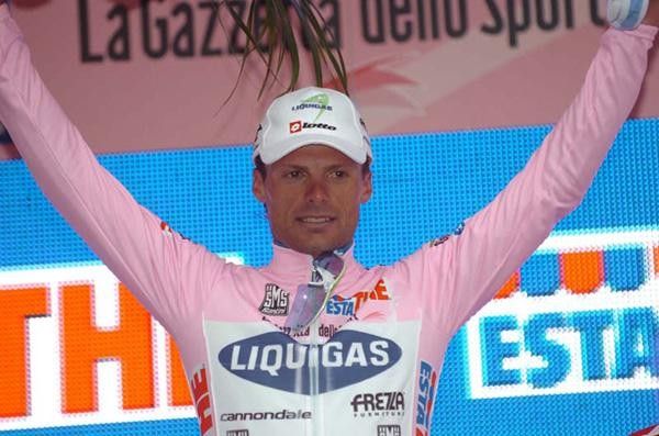 The new overall leader Danilo Di Luca (Liquigas).