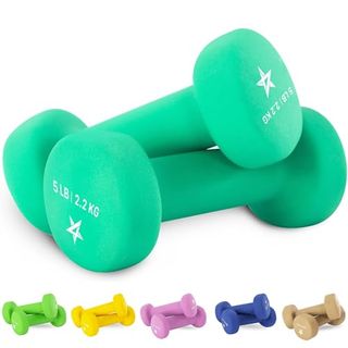 Yes4all 5lb neoprene dumbbells