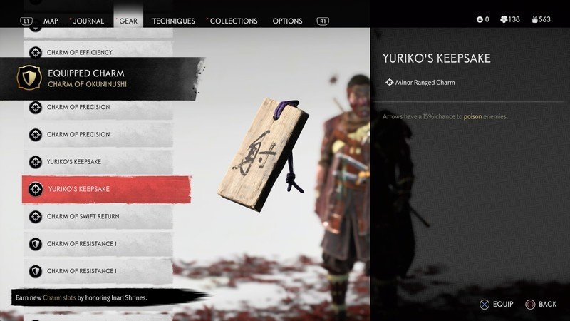 Ghost Of Tsushima Minor Ranged Charm