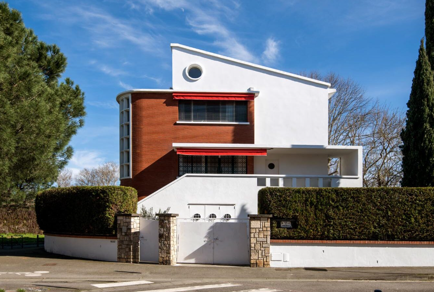 1950s house Bernard Calley &amp; Georges Alet architects, Andr&eacute; Arbus decorator, Joseph Monin sculptor 1953
