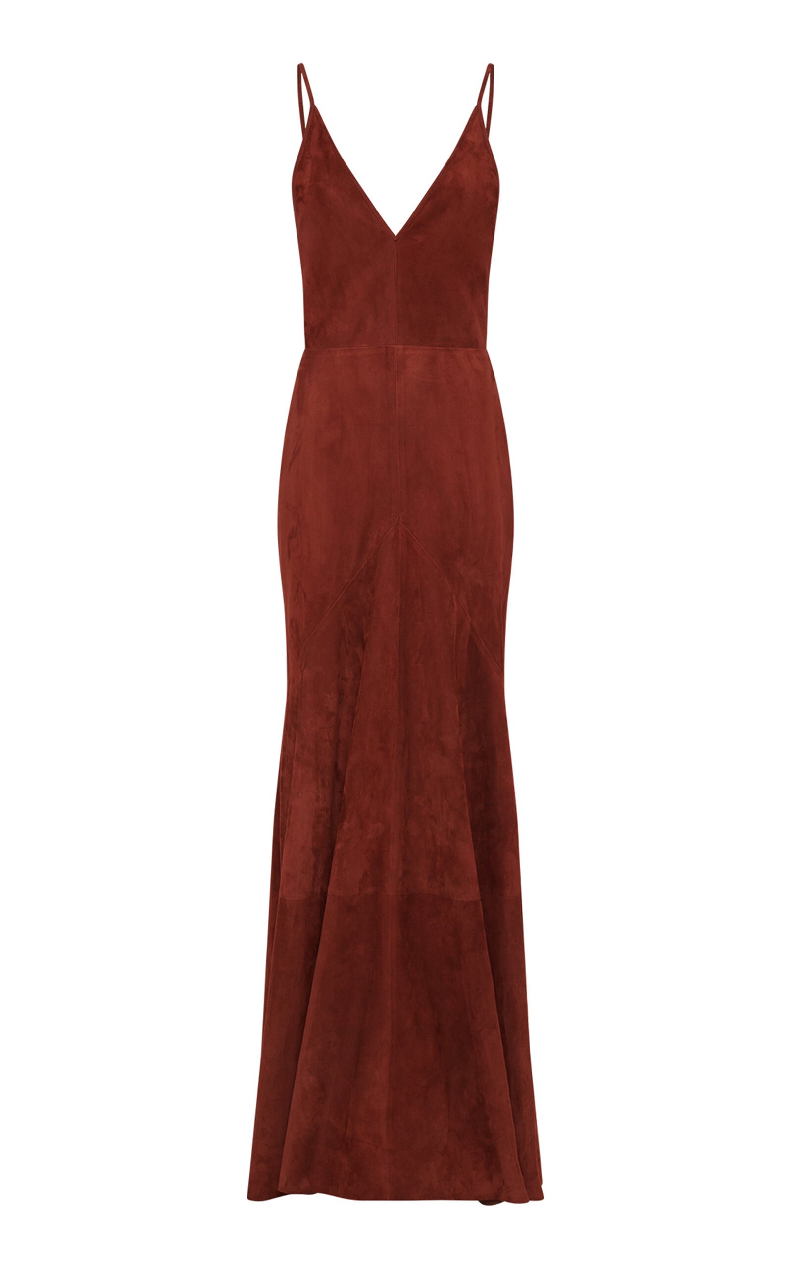 Brigita Suede Maxi Dress