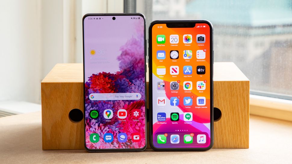 galaxy s20 ultra vs iphone x