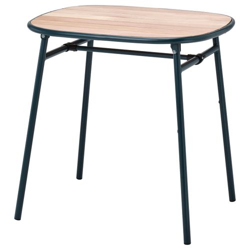 Duvsk&auml;r Table, Outdoor - Black-Blue/eucalyptus 29 7/8x24 3/4 "