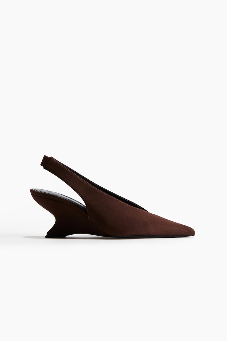 Wedge-Heeled Slingbacks