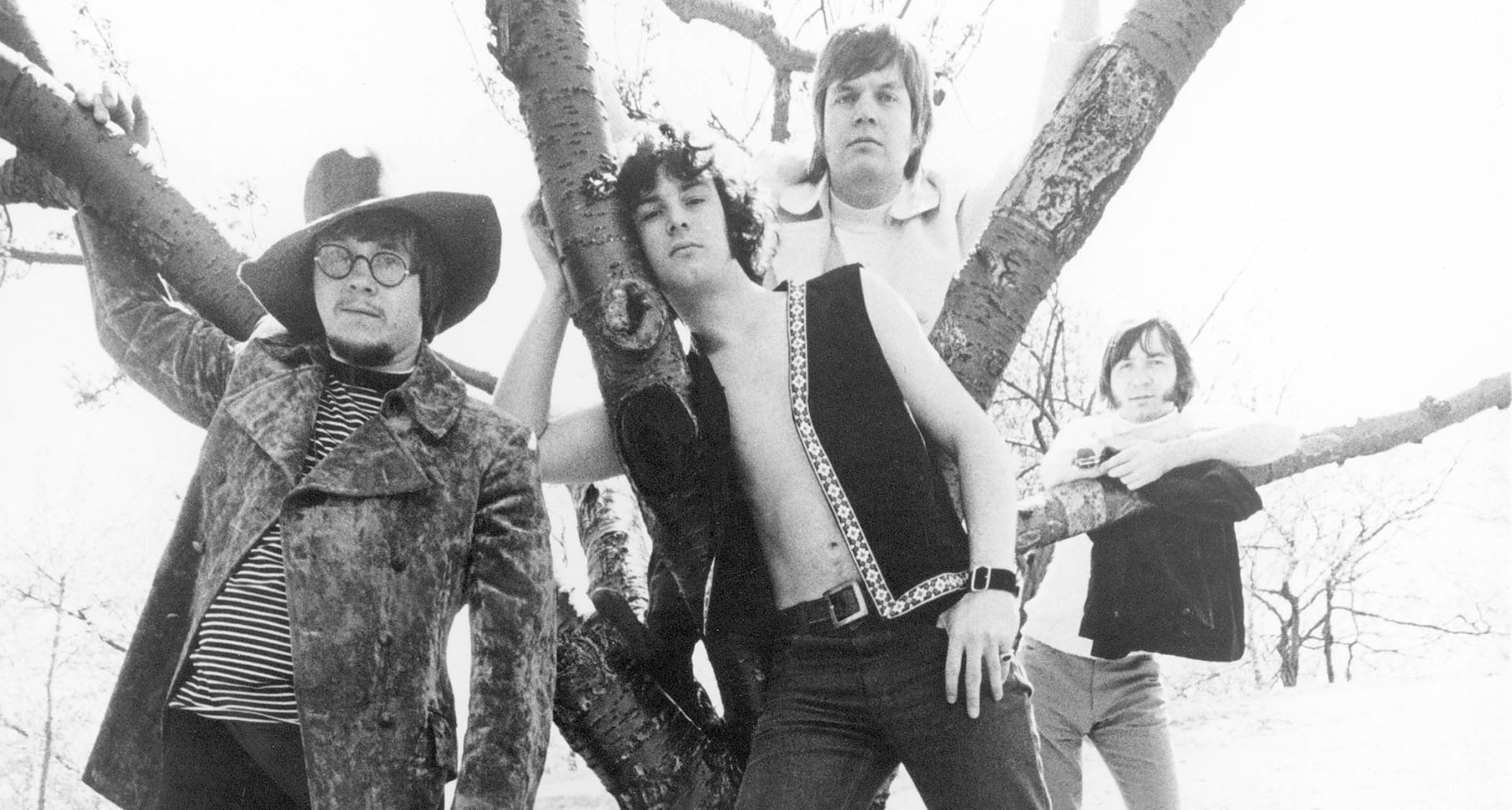 The Guess Who in 1966 (L-R) Garry Peterson, Burton Cummings, Randy Bachman, Jim Kale.