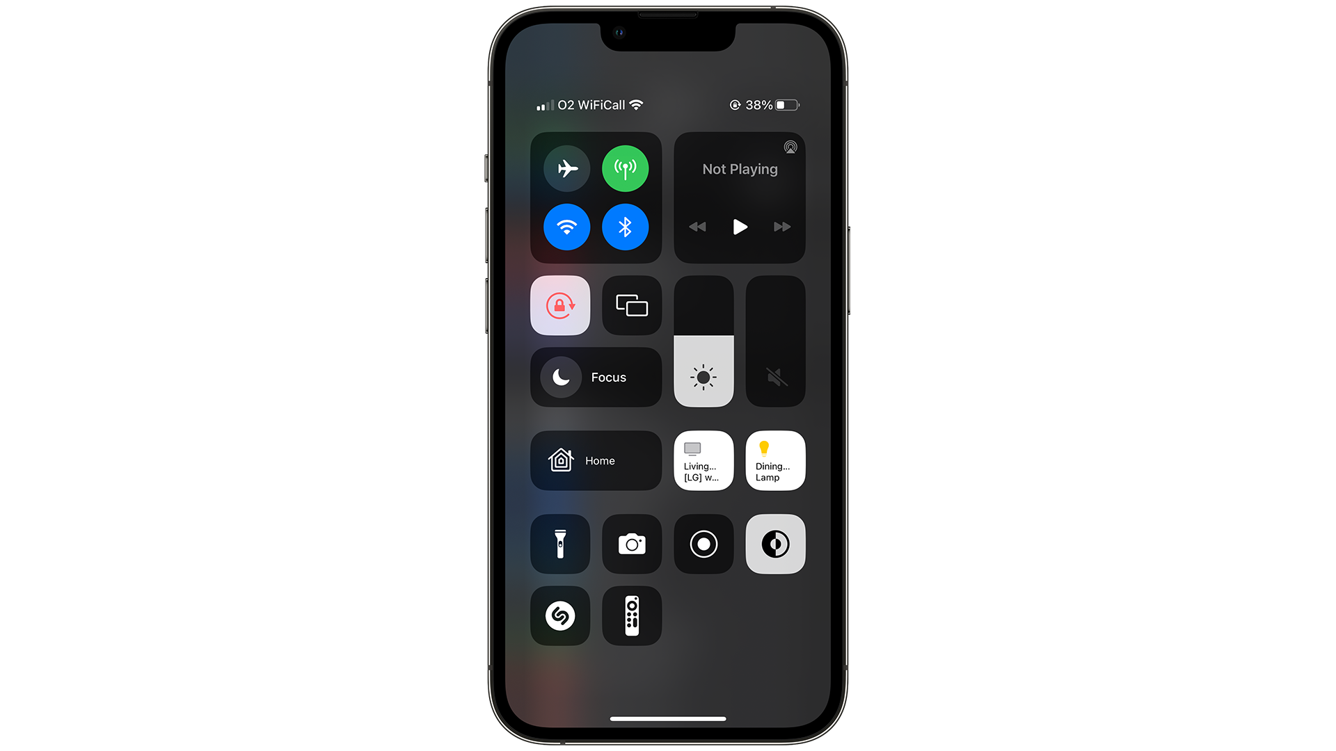 iOS Control Center