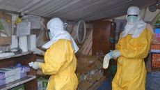 Ebola health workers in Guinea