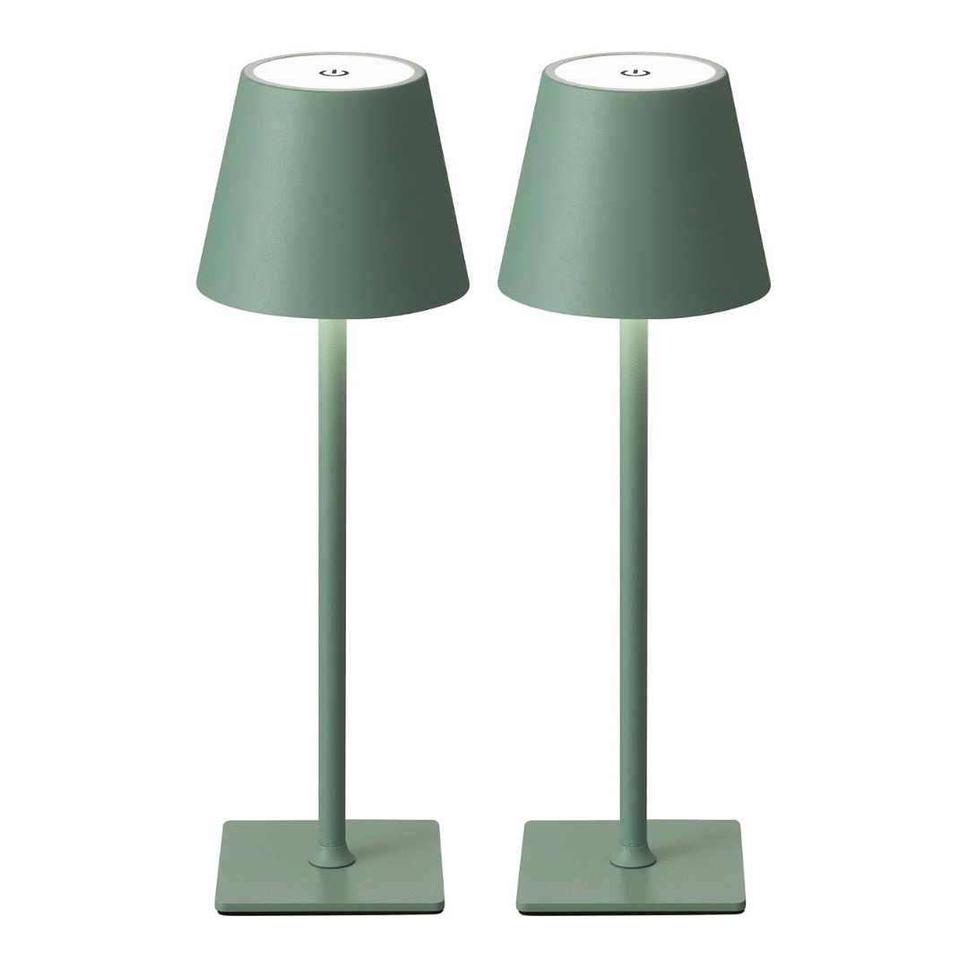 KDG Store, Color-Changing Cordless Table Lamps, Set of 2