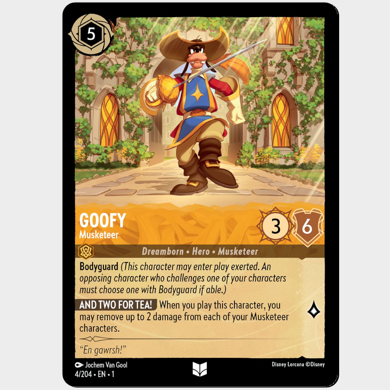 Disney Lorcana cards on a plain background