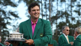 Patrick Reed with the trophy after his 2018 win at The Masters