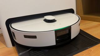 Samsung Bespoke Jet Bot Combo AI+ robot vacuum in reviewer's home