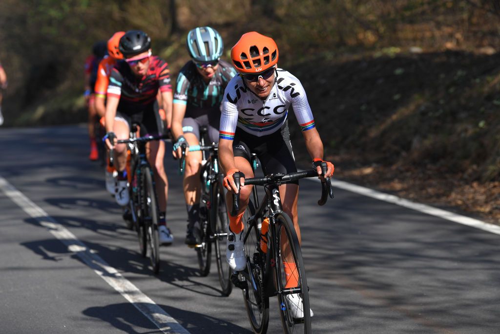 Ashleigh Moolman-Pasio put in a lot of work for Marianne Vos
