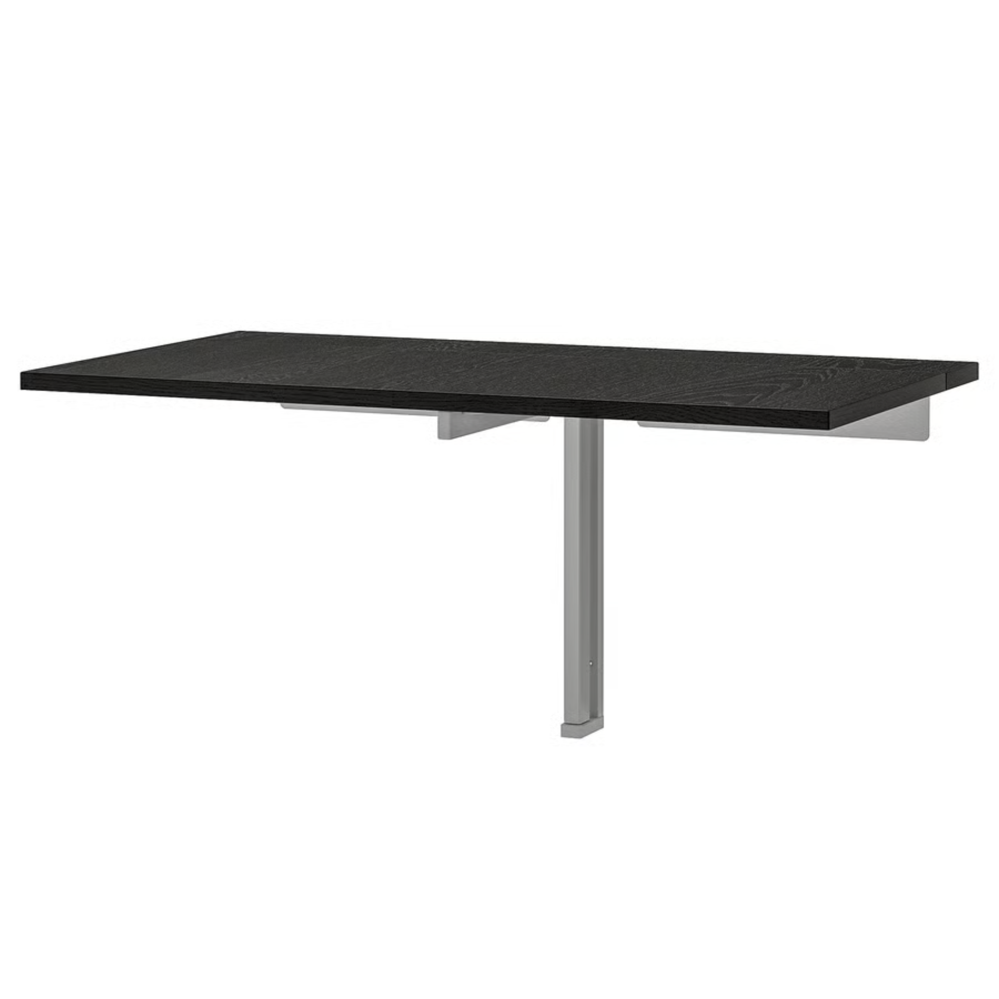 wall mounted desk in black
