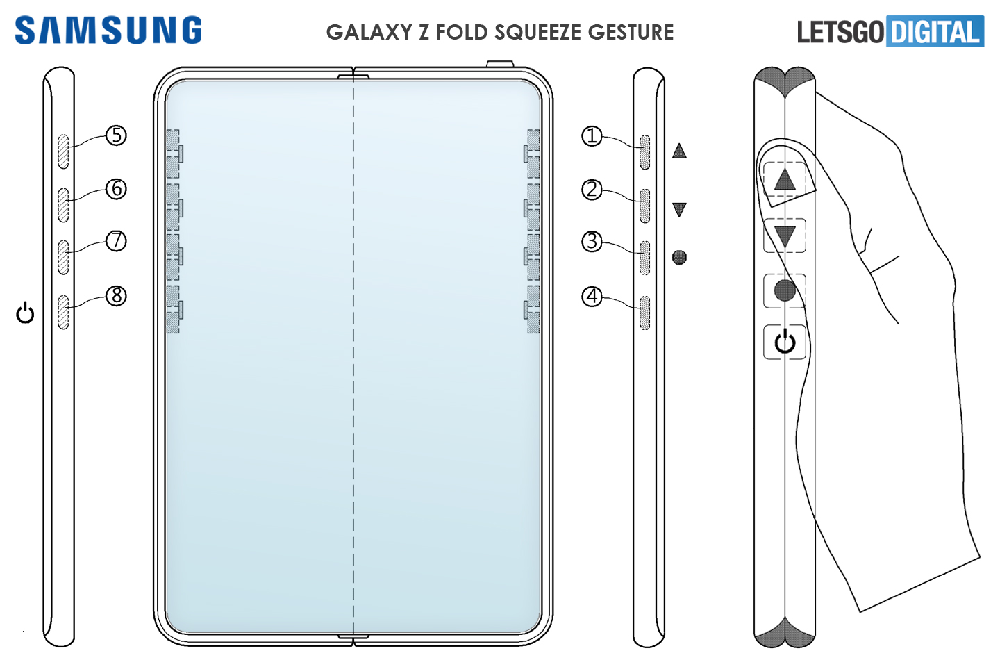 A Samsung patent of capacitive buttons, possibly for the Galaxy Z Fold 3