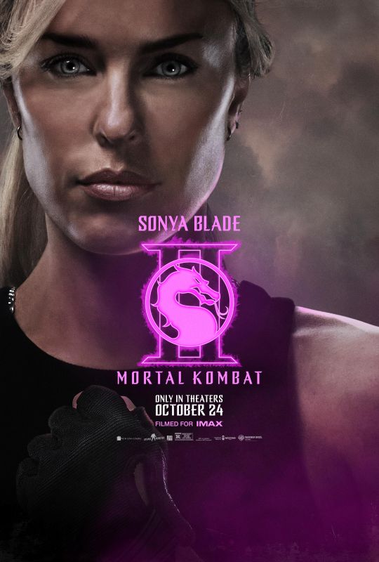 Sonya Blade Mortal Kombat II poster