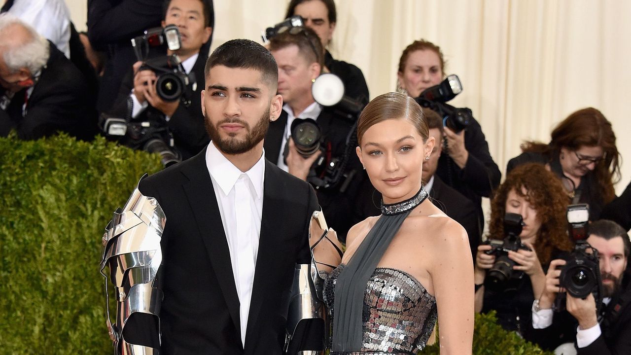 new york, ny may 02 zayn malik l and gigi hadid attend the manus x machina fashion in an age of technology costume institute gala at metropolitan museum of art on may 2, 2016 in new york city photo by john shearergetty images