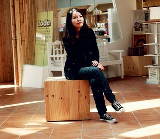 Boutique Owner Joy Hong in the Red House