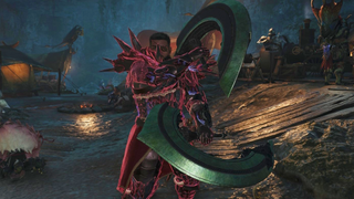 An endgame set of dual blades that don't, uh, look too great in Monster Hunter Wilds.