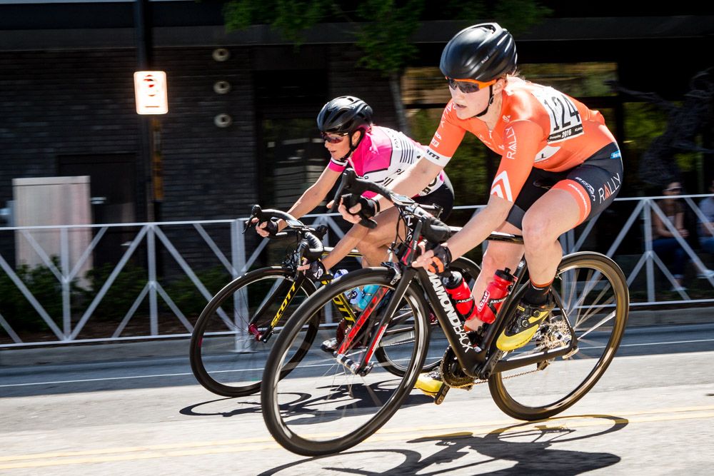 Elle Anderson (Rally) before making the break