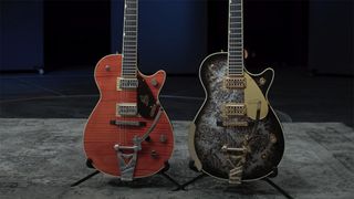 Gretsch Professional Collection Limited Edition Paisley Penguin and Bourbon Sidewinder