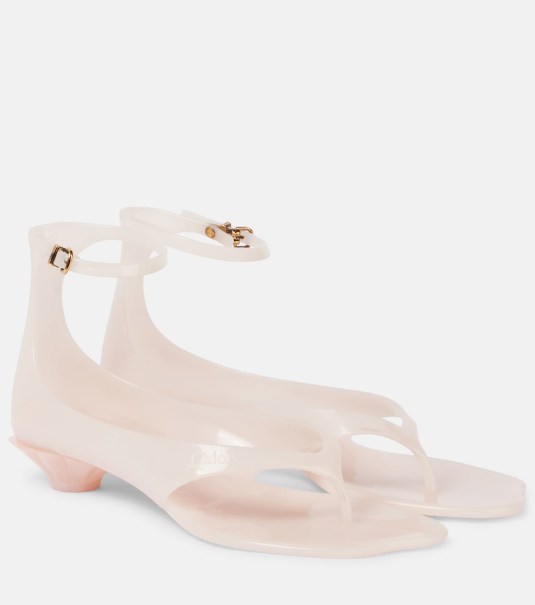 Chloé Jelly Thong Sandals in Pink - Chloé