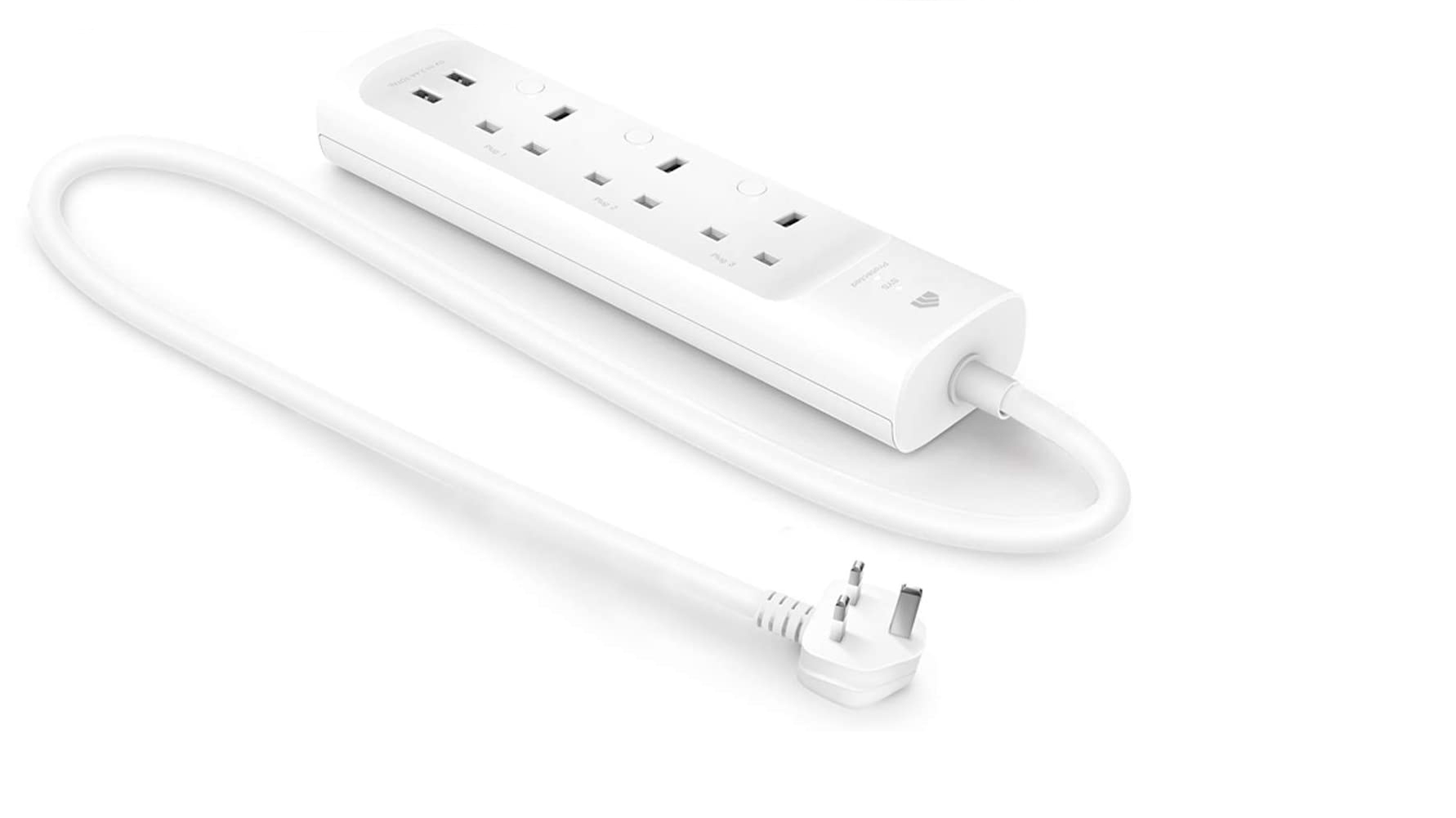 TP-Link Kasa KP303 Power strip on a white background