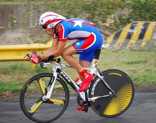 Carlos Oyarzun (Chile) en route to fourth place.