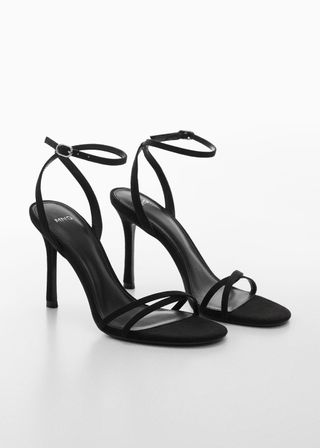 Strappy Heeled Sandals - Women