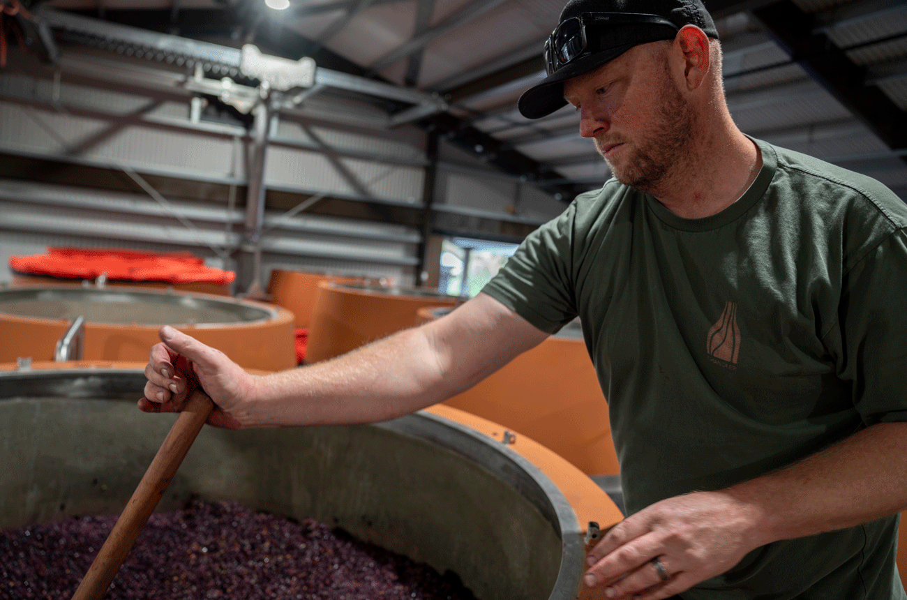 Pyramid Valley winemaker Huw Kinch