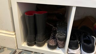 fitflop wellies in storage