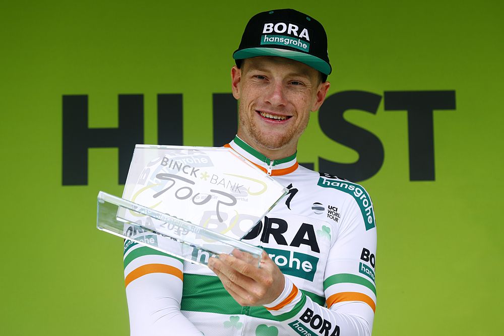 Sam Bennett (Bora-Hansgrohe) wins stage 1 at BinckBank Tour