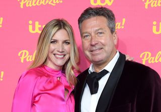 Lisa Faulkner and John Torode attend an ITV event in 2019