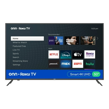 Onn 50” Class 4k Roku Smart TV