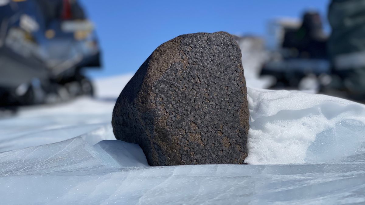 Scientists find 17-pound meteorite in icy Antarctica - Space.com