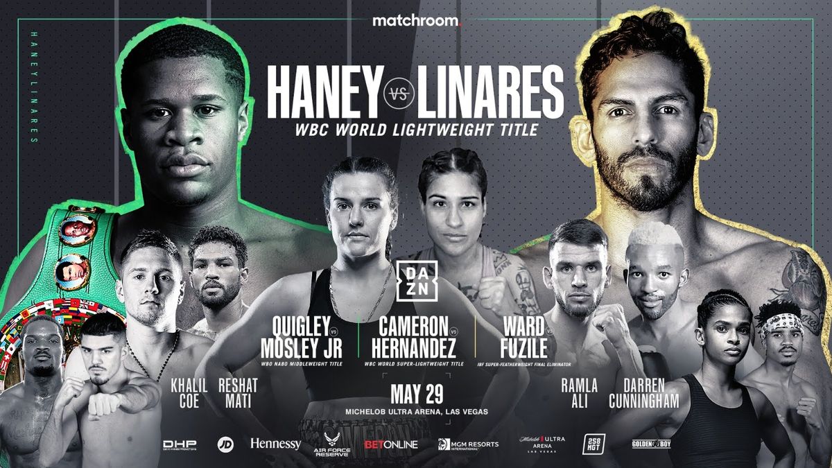 Matchroom Boxing presents Devin Haney vs. Jorge Linares promo