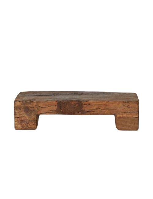 Found Natural Wood Pedestal