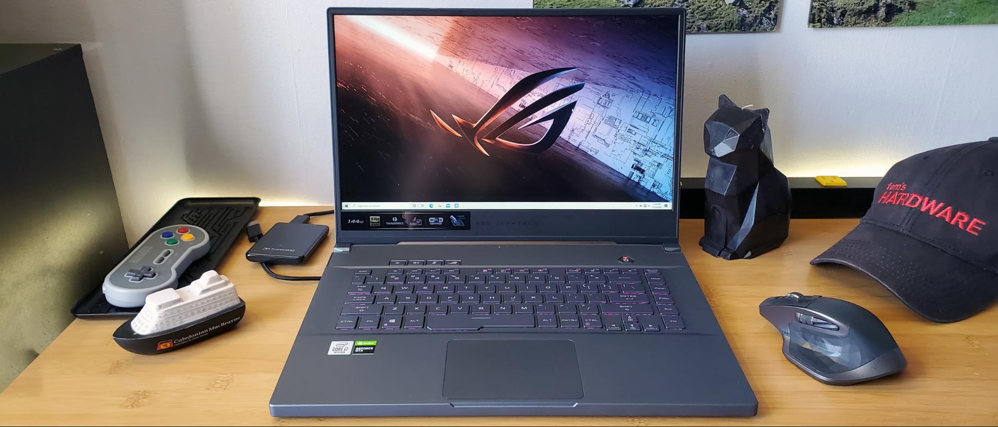 Asus Rog Zephyrus M15 Gu502 Review Solid But Outshined By Amd Tom S Hardware