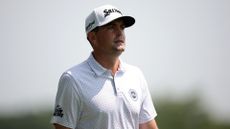 Keegan Bradley of the United States walks on the third hole during the first round of the Travelers Championship at TPC River Highlands on June 20, 2024 in Cromwell, Connecticut. 