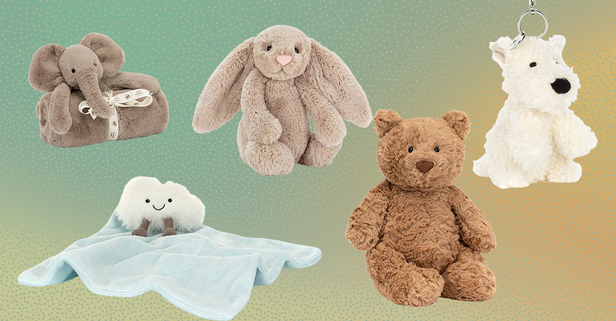 Collage of Jellycat Products