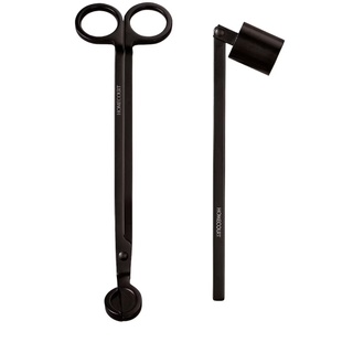 a black wick trimmer and candle snuffer