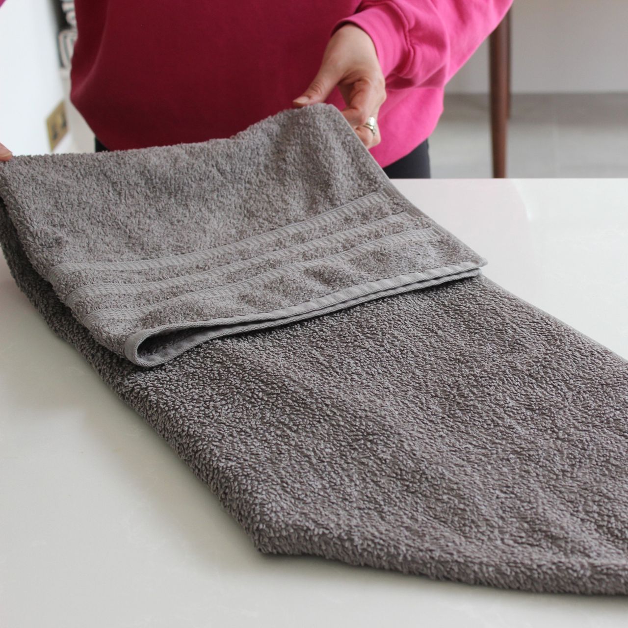 Towel folding hack