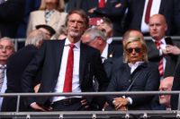 Manchester United's minority owner Sir Jim Ratcliffe watches from the stands