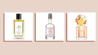 selection of the best fruity perfumes including Jo Loves, Marc Jacobs and Fresh
