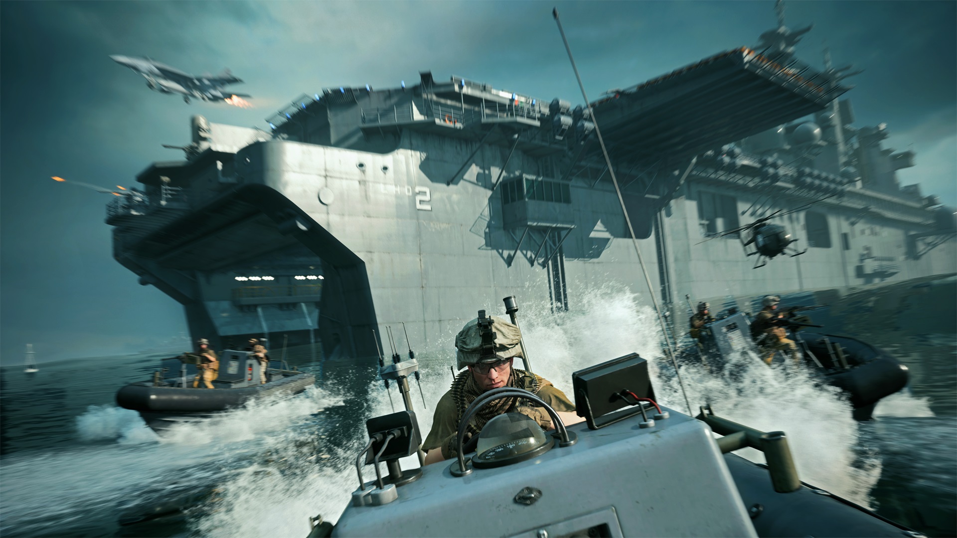 Battlefield 2042 battles on water